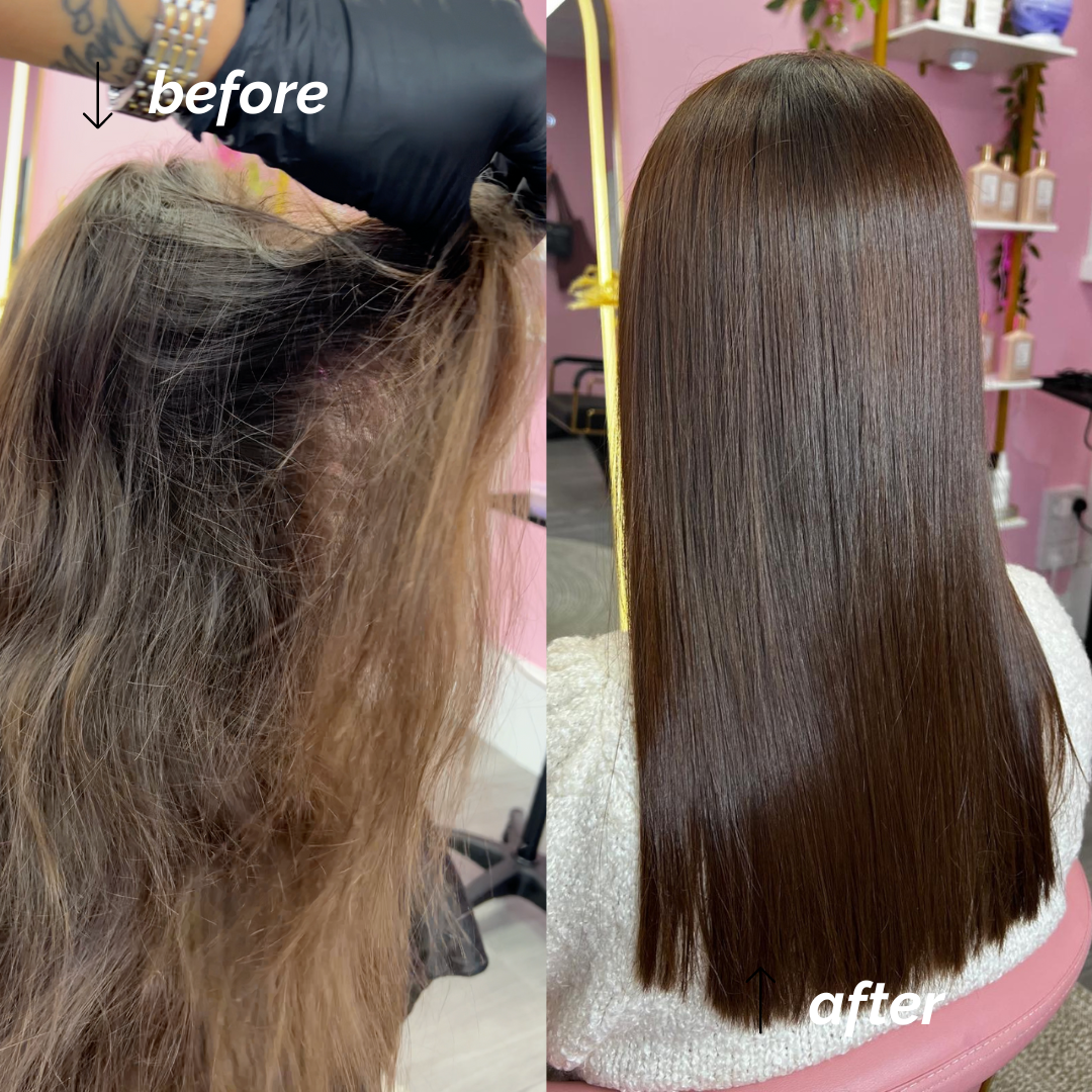 Keratin Treatment Before/after results